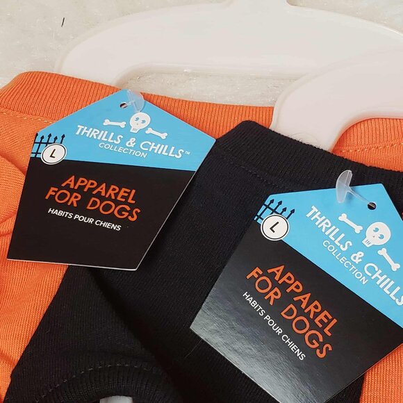 Thrills & Chills Halloween Dog Apparel - Reflective Dress & Glow in Dark Shirt - Picture 13 of 16